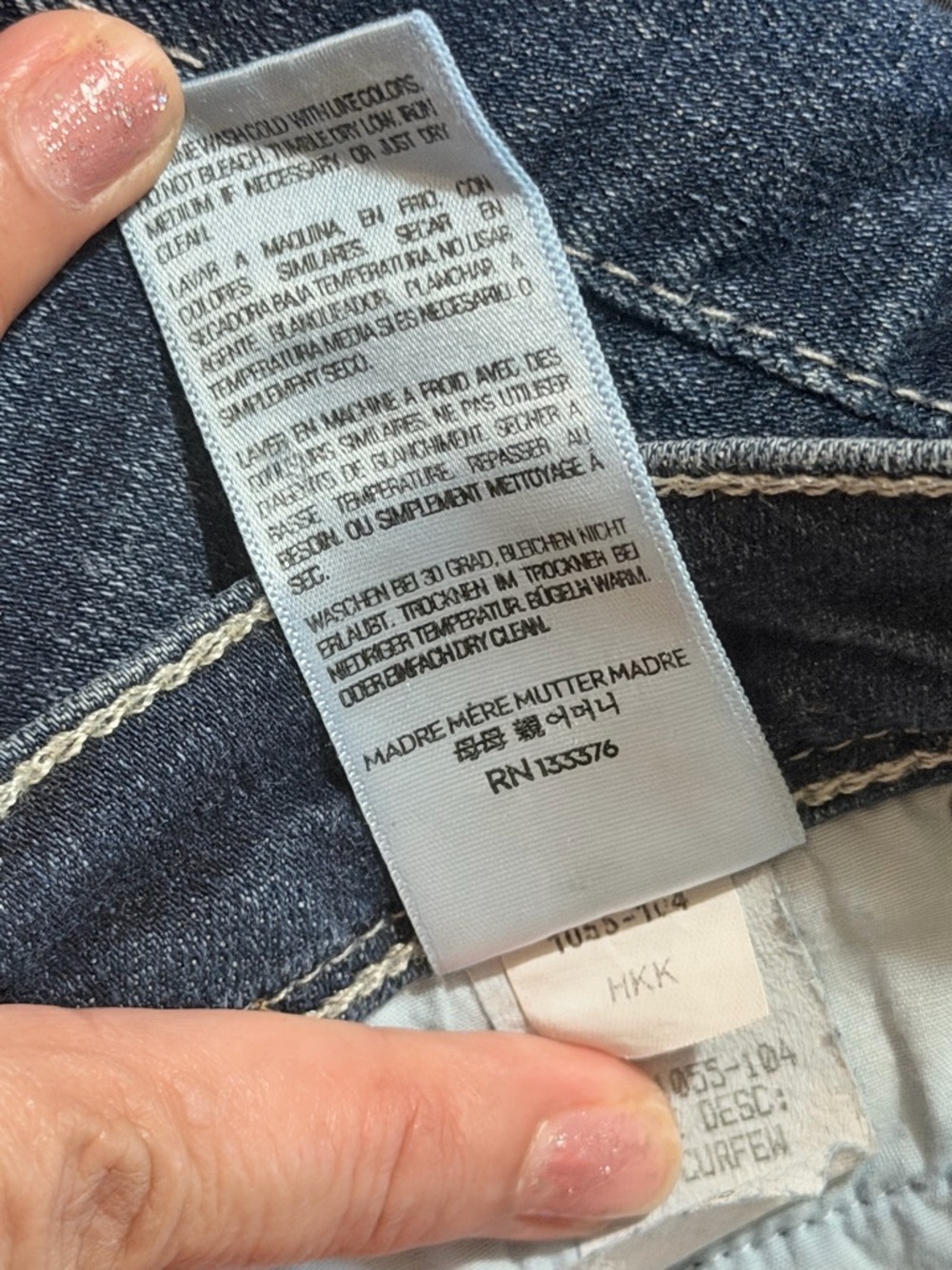 MOTHER Dark Blue Flare Jeans petite - Picture 8 of 12